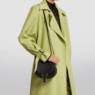 Chloé Small Leather Marcie Saddle Bag - Image 5