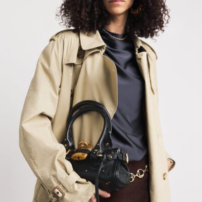 Chloé Small Leather Paddington Top-Handle Bag - Image 2