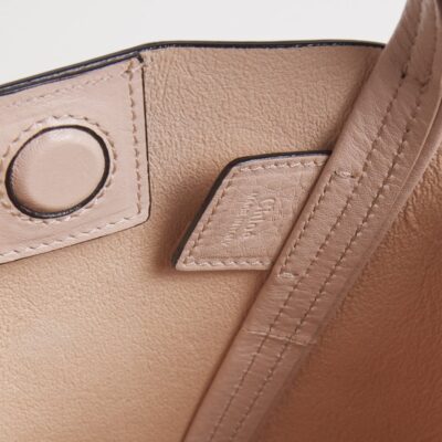 Chloé Small Leather Spin Tote Bag - Image 3