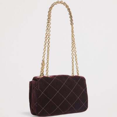 Chloé Small Velvet Heritage Shoulder Bag - Image 3