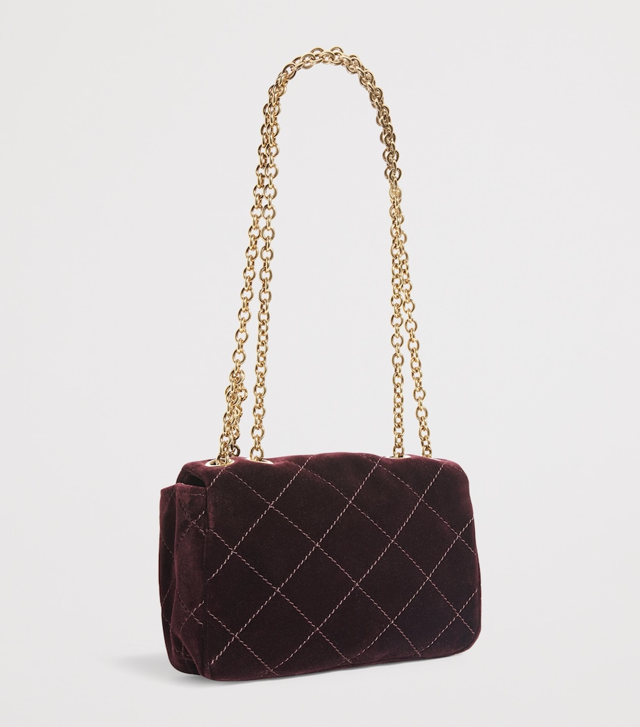 Chloé Small Velvet Heritage Shoulder Bag - Image 3