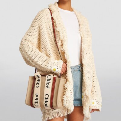 Chloé Small Woody Tote Bag - Image 5