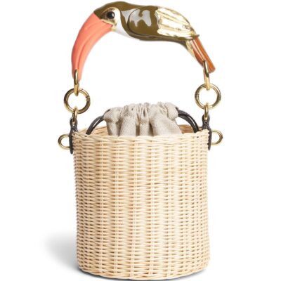 Chloé Small Woven Tropicus Bucket Bag - Image 1