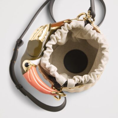 Chloé Small Woven Tropicus Bucket Bag - Image 3