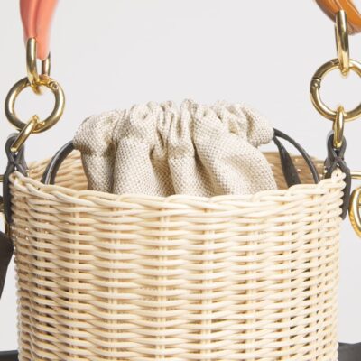 Chloé Small Woven Tropicus Bucket Bag - Image 4