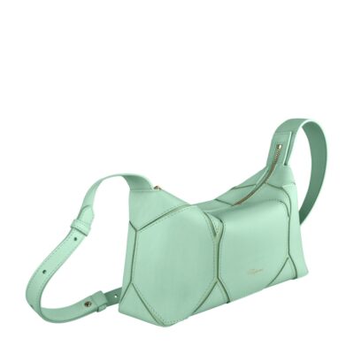 Chopard Grained Calfskin Diamond Cross-Body Bag - Image 2