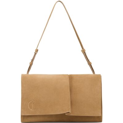 Christian Louboutin Baggy Large Suede Shoulder Bag - Image 1
