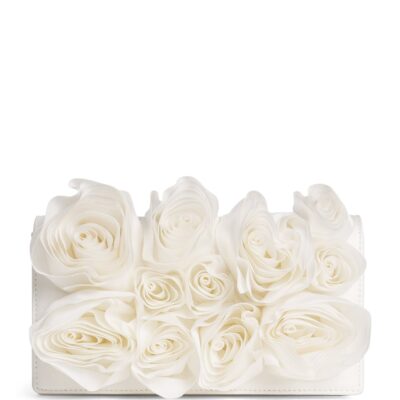Christian Louboutin Bettina Floral-Taffeta Clutch Bag - Image 1