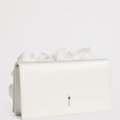 Christian Louboutin Bettina Floral-Taffeta Clutch Bag - Image 3