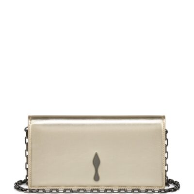 Christian Louboutin Bettina Lambskin Clutch Bag - Image 1