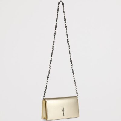 Christian Louboutin Bettina Lambskin Clutch Bag - Image 3