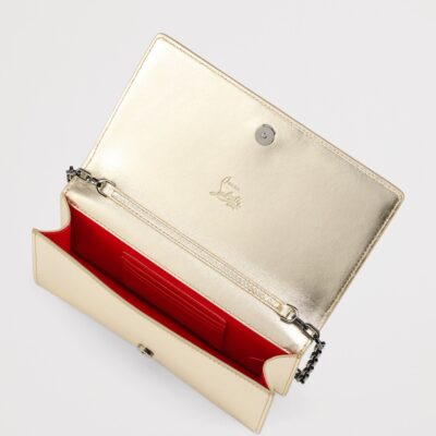 Christian Louboutin Bettina Lambskin Clutch Bag - Image 4