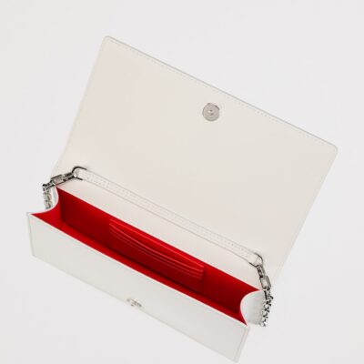 Christian Louboutin Bettina Nappa Leather Clutch Bag - Image 5