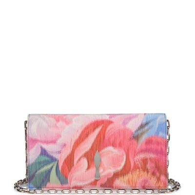 Christian Louboutin Bettina Peony Clutch Bag - Image 1