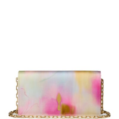 Christian Louboutin Bettina Silk Clutch Bag - Image 1