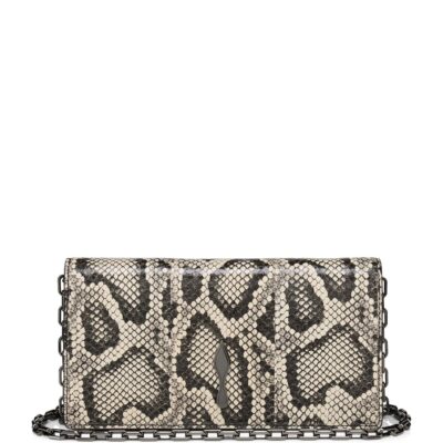 Christian Louboutin Bettina Snakeskin Clutch Bag - Image 1