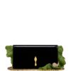 Christian Louboutin Bettina Snail Patent Leather Clutch Bag - Image 1