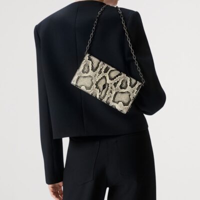 Christian Louboutin Bettina Snakeskin Clutch Bag - Image 2