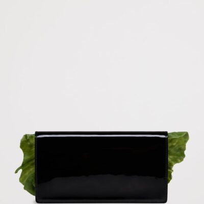 Christian Louboutin Bettina Snail Patent Leather Clutch Bag - Image 3