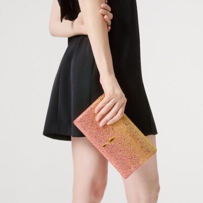 Christian Louboutin Bettina Strass Botanica Clutch Bag - Image 2