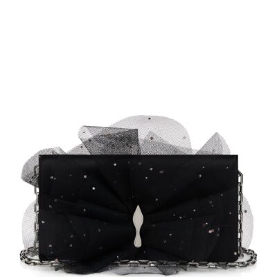 Christian Louboutin Bettina Tulle Clutch Bag - Image 1