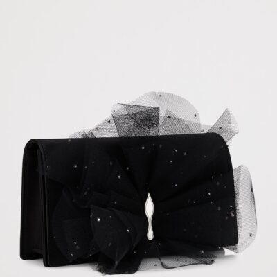 Christian Louboutin Bettina Tulle Clutch Bag - Image 2