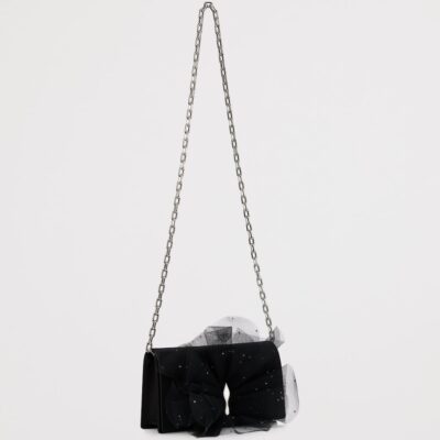 Christian Louboutin Bettina Tulle Clutch Bag - Image 3