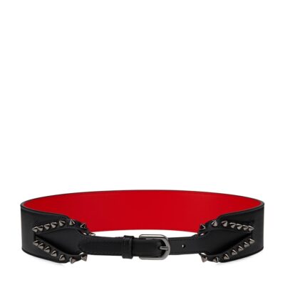 Christian Louboutin CL Logo Leather Belt - Image 1