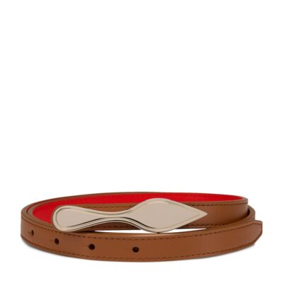 Christian Louboutin CL Logo Leather Belt - Image 2