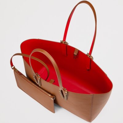 Christian Louboutin Cabata Small Calfskin Tote Bag - Image 4
