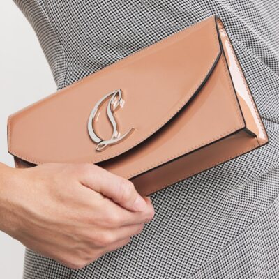 Christian Louboutin Loubi54 Patent Leather Clutch Bag - Image 2