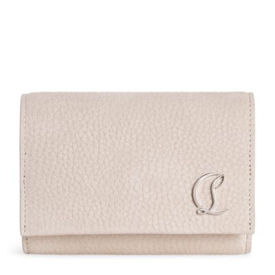 Christian Louboutin Mooncrest Grain Leather Trifold Wallet - Image 1