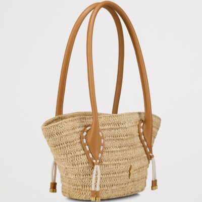 Christian Louboutin Venus Mini Raffia Basket Bag - Image 2