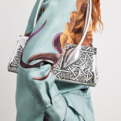 Christian Louboutin Venus Moucharastrass Leather Shoulder Bag - Image 2