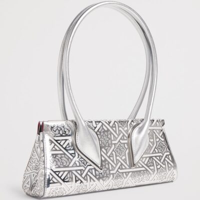 Christian Louboutin Venus Moucharastrass Leather Shoulder Bag - Image 3