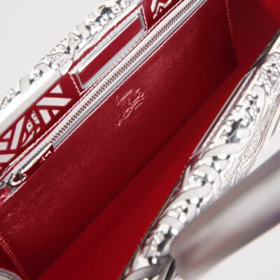 Christian Louboutin Venus Moucharastrass Leather Shoulder Bag - Image 4