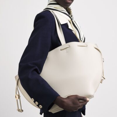 Claudie Pierlot Grained Leather Alban Tote Bag - Image 2