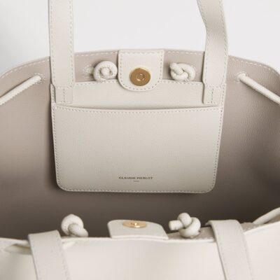 Claudie Pierlot Grained Leather Alban Tote Bag - Image 5