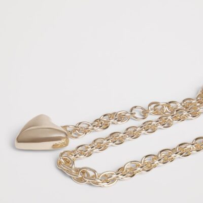 Claudie Pierlot Heart Charm Double-Chain Belt - Image 4