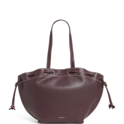 Claudie Pierlot Leather Drawstring Tote Bag - Image 1