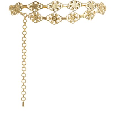 Claudie Pierlot Logo Embossed Chain Belt - Image 5