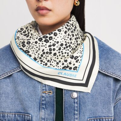 Claudie Pierlot Silk Printed Square Scarf - Image 2