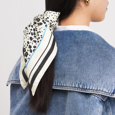 Claudie Pierlot Silk Printed Square Scarf - Image 3