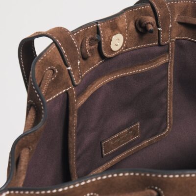Claudie Pierlot Suede Alban Tote Bag - Image 4