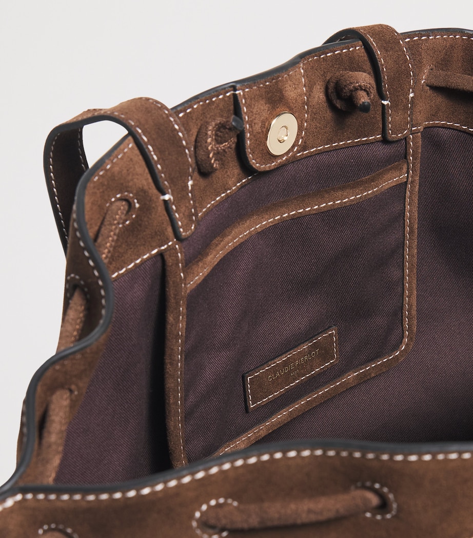Claudie Pierlot Suede Alban Tote Bag - Image 4