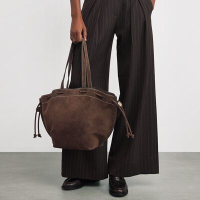 Claudie Pierlot Suede Alban Tote Bag - Image 5