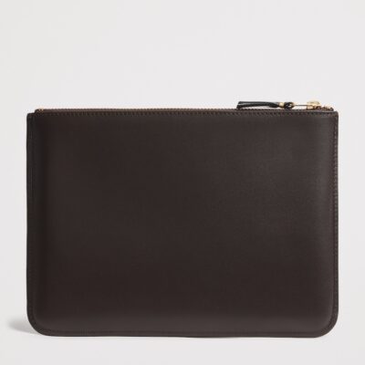Comme Des Garçons Wallet Large Leather Outside Pocket Wallet - Image 2