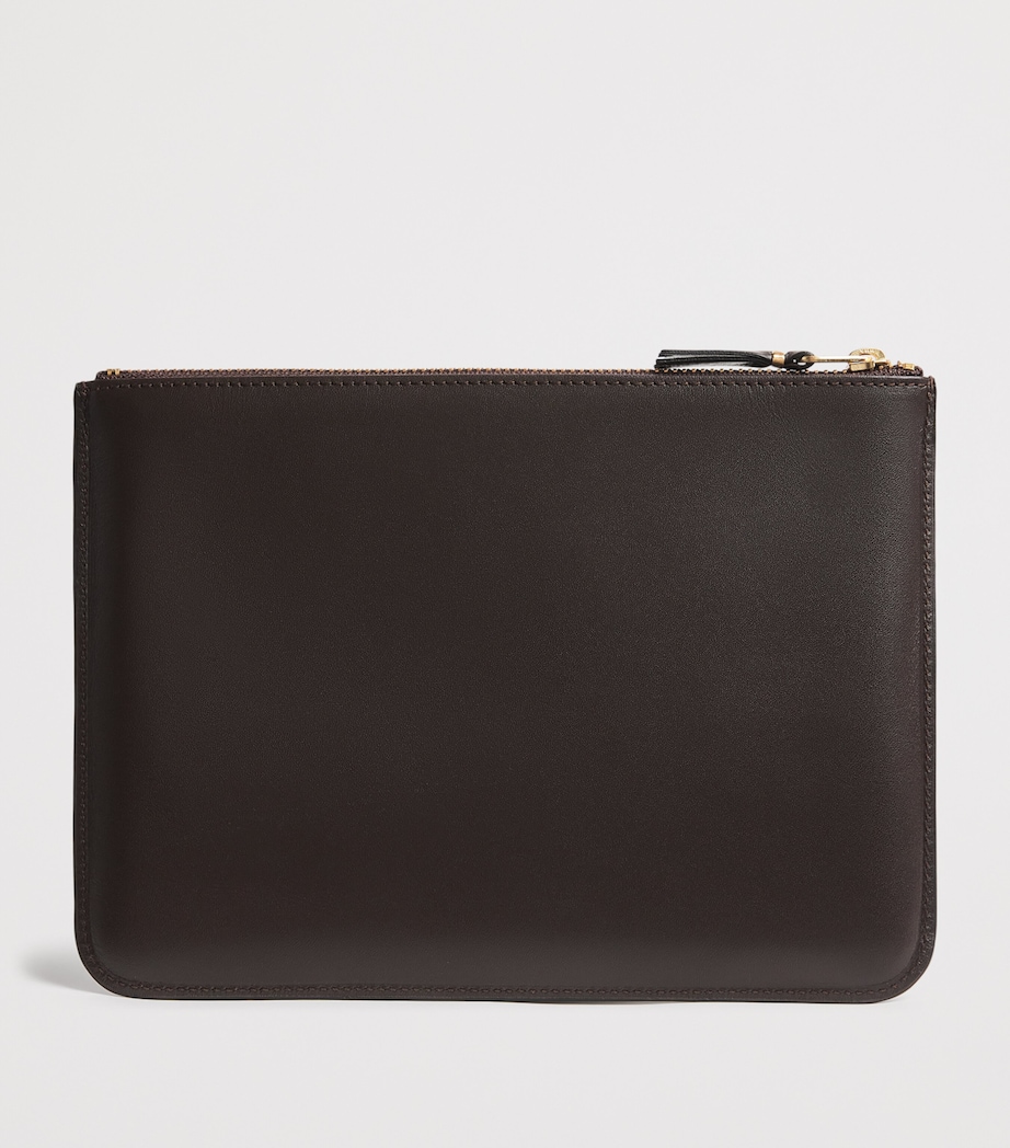 Comme Des Garçons Wallet Large Leather Outside Pocket Wallet - Image 2