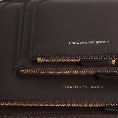 Comme Des Garçons Wallet Large Leather Outside Pocket Wallet - Image 3