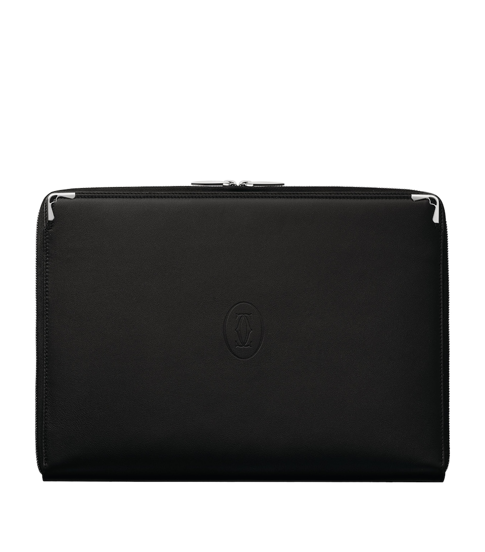 Comme Des Garçons Wallet Large Leather Outside Pocket Wallet - Image 5